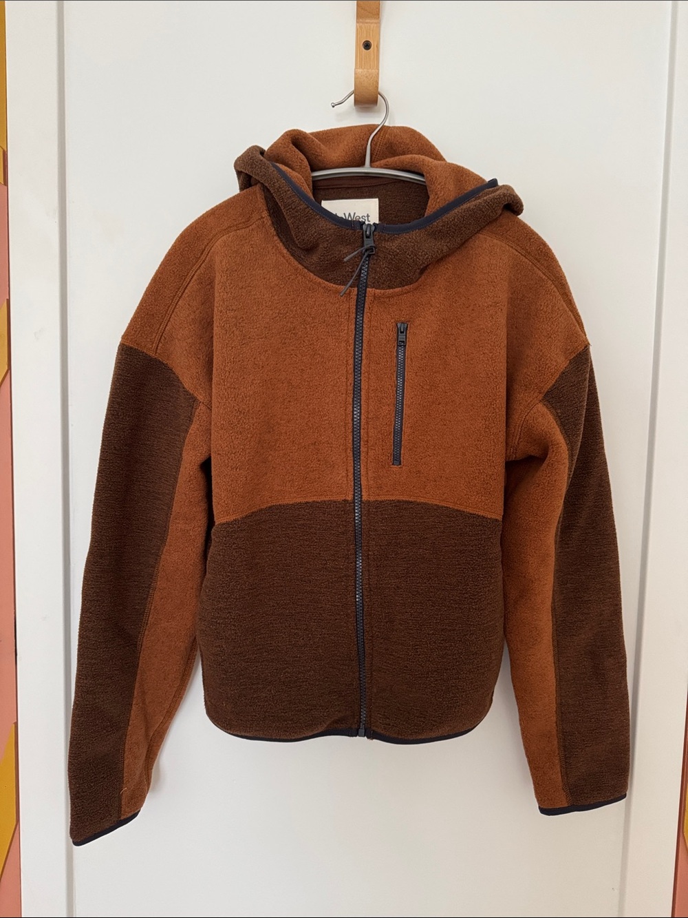 UpWest Fleece jacket hoodie S Small New